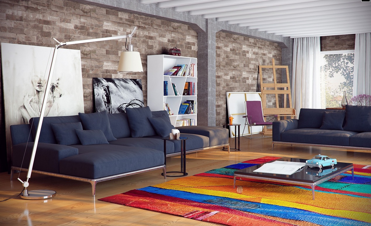 decor do dia_loft colorido